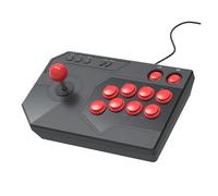 Introti Arcade Fight Stick Turbo Street Fight Controller Stick 3 Modes Wired Arcade Joystick USB Cable Console Rocker for PS 5/PC Gaming Keyboard