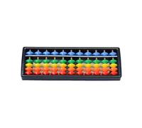 Introti Digit Standard Abacus Soroban with Colorful Beads Arithmetic Abacus Math Counting Tool for Beginners Professionals Learning Training Aid