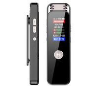 Introti Digital Voice Recorder Type-C Rechargeable Small Tape Recorder Device with 7-Level Adjustable Voices Control for Lectures Meetings Interviews