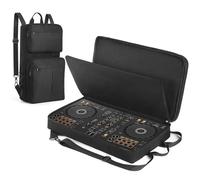 Introti DJ Backpack for Pioneer DDJ-400, DDJ-FLX4 & Roland DJ-202 - Portable Anti-Scratch Controller Case with Adjustable Shoulder Strap - Travel Storage Bag for DJs