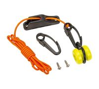 Introti Fairlead Cleat 86.6-Inch Cord with Snap Fishing Rig Tool for Safe and Easy Weight Management for Trolling and Deep-Sea Fishing
