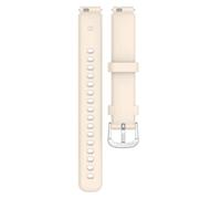 Introti For Google Fitbit Air Silicone Watch Strap with Bumper Cover Sport Watch Replacement Band Quick Release Design Adjustable Comfort Wristband for Outdoor Fitness Device Protection (starlight)