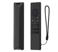 Introti For TCL RC923A/RC813A Silicone Remote Control Case with Lanyard (Black)