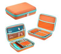 Introti Hard Travel Case for 3Doodler Start+ (2024) 3D Pen Set (Orange)
