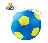 Introti Interactive Herding Toy with Heavy-Duty Handle Cover & Pump Dog Soccer Ball Toy Double-Layer Design for Shepherd Border Collie Cattle Dogs