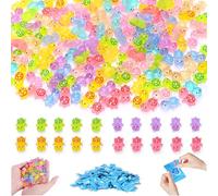 Introti Luminous Mini Resin Turtles, Glow in the Dark Sea Turtle Figurines, Tiny Animal Ornaments for Fairy Garden, Dollhouse, Micro Landscape, DIY Craft Decor