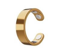 Introti Magnetic Ring for Women Men Adjustable Titanium Steel Rings with Ultra Strength Magnets for Promote Restful Sleep Ease Discomfort