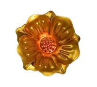 Introti Metal Bee Watering Station with Flower Design Insect Drinker Easy To Install for Butterflies Garden Yard Outdoors