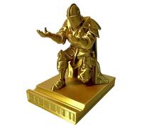 Introti PLA 3D Printed Executive Knight Pen Holder Stable Positioning Small Statue Ornaments Multi-Functional Warrior Knight Pencil Stand for Office Home Decoration