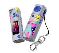 Introti Portable 2K 1080P Thumb Camera with Rotatable 230° Lens, 0.96" LCD, Compact HD Digital Video Recorder, Keychain Camcorder for Travel, Vlogging, Kids, Students