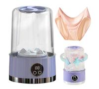 Introti Portable Mini Washing Machine - Rechargeable Cordless Laundry Cup for Underwear, Baby Clothing, and Travel - Ideal for Camping, RV, and On-the-Go Washing