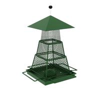 Introti Retractable Large Bird Feeders No Mess No Spill Squirrel Proof Bird Feeder Weather-Resistant Rustproof for Finch Cardinal Blue Jay