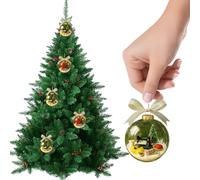 Introti Sewing Snow Globe Sewing Machine-Themed for Xmas Christmas Tree (Shirt)