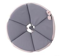 Introti Soft Dog Cone Collar Waterproof Protective Shield Neck Collar Reusable Anti-Bite Pets Protective Collars for Pet To Stop Licking After Surgery (Sand color XL)