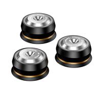 Introti Speaker Isolation Stand Feet Stainless Steel Audio Speaker Spike Pads Mats 63x26mm Universal for Subwoofer CD DVD Amplifier Turntable (3Pcs)