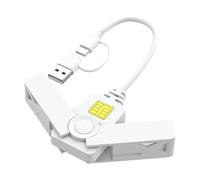 Introti USB-C Fold CAC Reader Smart Common Access Card Reader SIM Cloner Tax Declaration IC/ID/Bank Card Readers Folding Tax Payment Cards Readers for Government ID AKO OWA DKO JKo