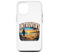 Introvert Beach Sunset Life Is a Spectator Sport Case for iPhone 12/12 Pro