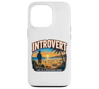 Introvert Beach Sunset Life Is a Spectator Sport Case for iPhone 13 Pro