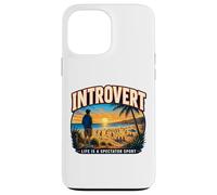 Introvert Beach Sunset Life Is a Spectator Sport Case for iPhone 13 Pro Max