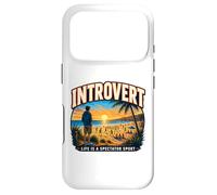 Introvert Beach Sunset Life Is a Spectator Sport Case for iPhone 17 Pro