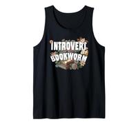 Introvert Bookworm Books and Silence Solitude or own Project Tank Top