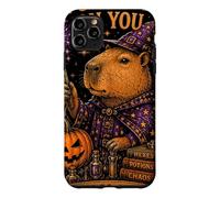 Introvert Capybara Wizard Spooky Witch Humor Case for iPhone 11 Pro Max