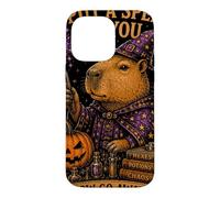 Introvert Capybara Wizard Spooky Witch Humor Case for iPhone 14 Pro Max