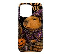 Introvert Capybara Wizard Spooky Witch Humor Case for iPhone 15 Pro Max