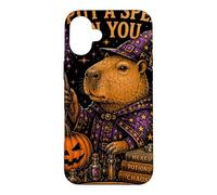 Introvert Capybara Wizard Spooky Witch Humor Case for iPhone 16 Plus