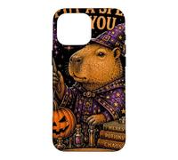 Introvert Capybara Wizard Spooky Witch Humor Case for iPhone 16 Pro Max