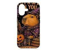 Introvert Capybara Wizard Spooky Witch Humor Case for iPhone 17
