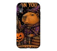 Introvert Capybara Wizard Spooky Witch Humor Case for iPhone XR