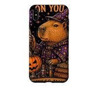 Introvert Capybara Wizard Spooky Witch Humor Case for iPhone XS Max