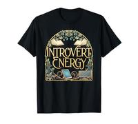 Introvert Energy Silence is My Superpower Books and Projects T-Shirt