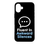Introvert Fluent In Awkward Silences Socially Awkward Case for iPhone 16 Plus