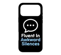 Introvert Fluent In Awkward Silences Socially Awkward Case for iPhone 17 Pro Max