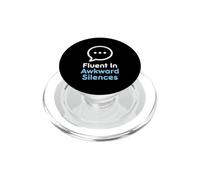 Introvert Fluent In Awkward Silences Socially Awkward PopSockets PopGrip for MagSafe
