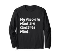 Introvert - Funny Introvert Design - Sarcastic Sarcasm Humor Long Sleeve T-Shirt