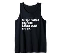 Introvert - Funny Introvert Design - Sarcastic Sarcasm Humor Tank Top