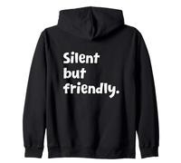 Introvert - Funny Introvert Design - Sarcastic Sarcasm Humor Zip Hoodie