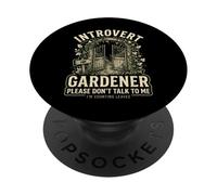 Introvert Gardener Counting Leaves PopSockets Adhesive PopGrip