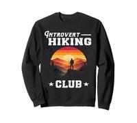 INTROVERT HIKING CLUB Enjoy Solitude Nature Lover Wellness Sweatshirt