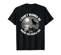Introvert I Don't Wanna Be Where the People are Antisocial T-Shirt