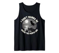 Introvert I Don't Wanna Be Where the People are Antisocial Tank Top