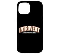 Introvert Life Is a Spectator Sport Graphic Case for iPhone 15