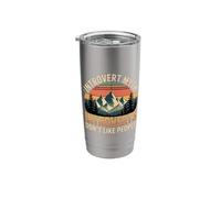 Introvert Myth Introverts Don't Like People - Stainless Steel Insulated Tumbler