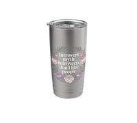 Introvert Myth Introverts Don't Like People - Stainless Steel Insulated Tumbler