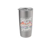 Introvert Myth Introverts Don't Like People Stainless Steel Insulated Tumbler