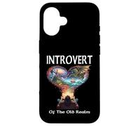 INTROVERT OF THE OLD REALM bookworm fantasy sci fi fan read Case for iPhone 16