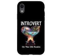 INTROVERT OF THE OLD REALM bookworm fantasy sci fi fan read Case for iPhone XR